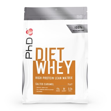 PhD Nutrition Diet Whey Protein Powder Salted Caramel 2000g