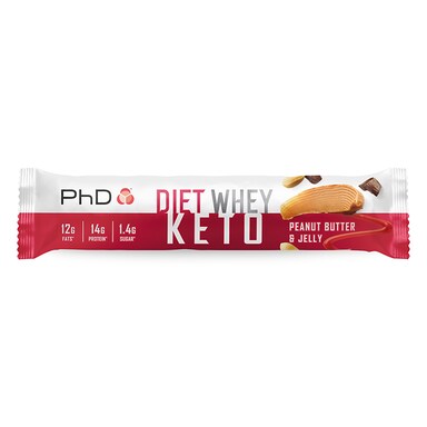 PhD Nutrition Diet whey Keto Bar Peanut Butter & Jelly 50g