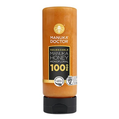 Manuka Doctor Monofloral Manuka Honey MGO 100 Squeeze 500g