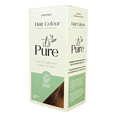 It's Pure Organic Herbal Hair Colour Chestnut 110g