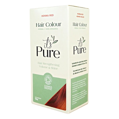 It's Pure Organic Herbal Hair Colour Henna Red 100g