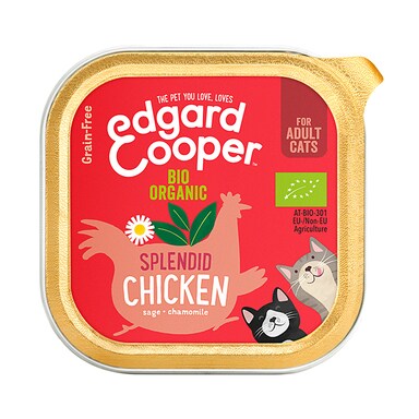 Edgard & Cooper Organic Chicken Cat Wet Adult Cup 85g