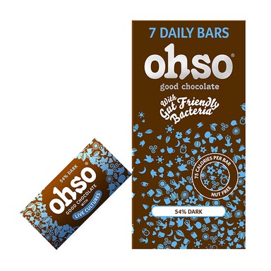 Ohso 54% Dark Chocolate Bar 7 x 13.5g