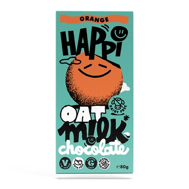 Happi Orange Oat M!lk Chocolate Bar 80g