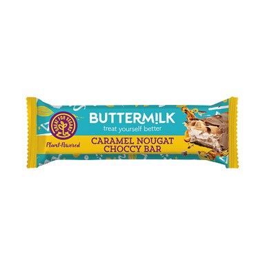 Buttermilk Plant Powered Caramel Nougat Bar 50g