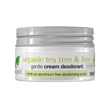 Dr Organic Tea Tree and Lime Cream Deodorant 50ml