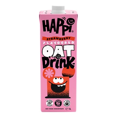 Happi Strawberry Flavoured Oat Drink 1L