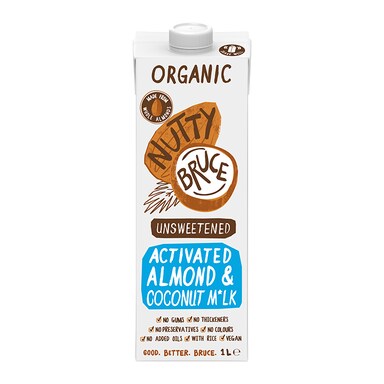 Nutty Bruce Activated Unsweetened Almond & Coconut M*lk 1L