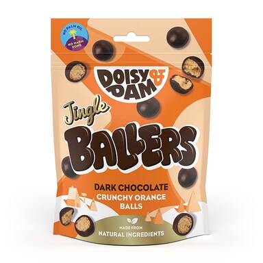 Doisy & Dam Dark Chocolate Orange Vegan Jingle Ballers 75g