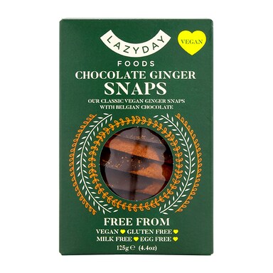 Lazy Day Foods Chocolate Ginger Snaps 125g