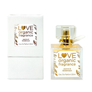 Love organic fragrance Jasmine & Sandalwood Eau De Parfume 30ml