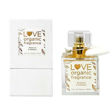 Love organic fragrance Bergamot & Mandarin Eau De Parfum 30ml