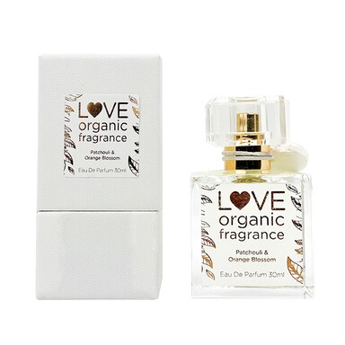 Love organic fragrance Patchouli & Orange Blossom Eau De Parfum 30ml
