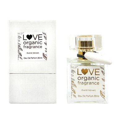 LOVE organic fragrance Oud & Vetiver Eau De Parfum 30ml
