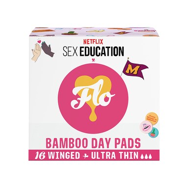 Flo Bamboo Day Pad Pack (16 winged & ultra thin)