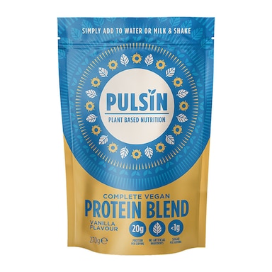 Pulsin Faba Bean Protein Powder Natural Vanilla Flavour 250g