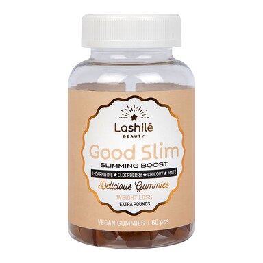 Lashilé Beauty Lash Good Slim 60 Pineapple Gummies