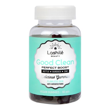 Lashilé Beauty  Lash Good Clean 60 Blackcurrant Gummies