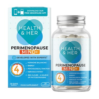 Health & Her Perimenopause Mind+ Multi Nutrient Supplement 30 Capsules