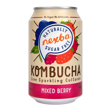 Nexba Mixed Berry Kombucha 330ml