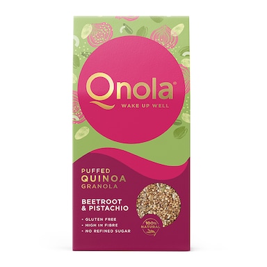 Qnola Beetroot & Pistachio Quinoa Granola 250g