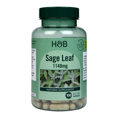 Holland & Barrett Sage Leaf 1140mg 100 Capsules