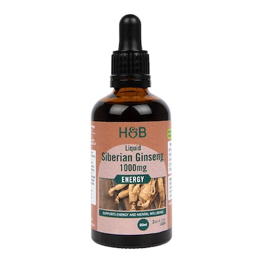 Holland & Barrett Siberian Ginseng 1000mg 500ml Liquid