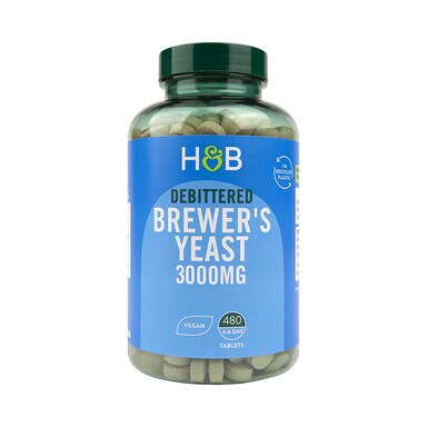 Holland & Barrett Debittered Brewer's Yeast 3000mg 480 Tablets
