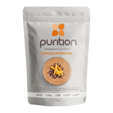 Purition WholeFood Nutrition Chocolate Orange 250g