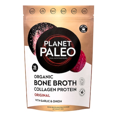 Planet Paleo Organic Bone Broth Collagen Protein Pure 225g