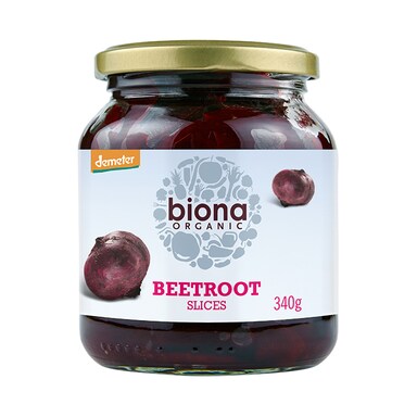 Biona Beetroot Sliced Organic/Demeter 340g