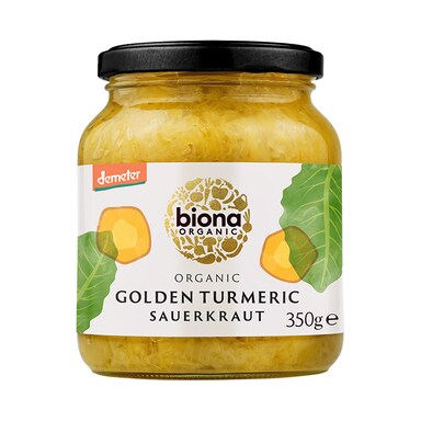 Biona Sauerkraut Golden Turmeric Organic/ Demeter 350g