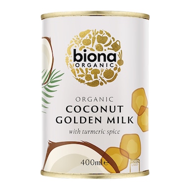 Biona Organic Golden Coconut Milk with Turmeric 400ml