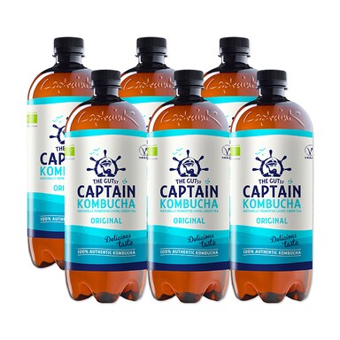 The GUTsy Captain Kombucha Original Bio-Organic 6 x 1000ml