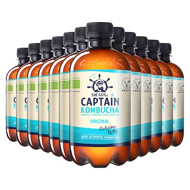 The GUTsy Captain Kombucha Original Bio-Organic 12 x 400ml