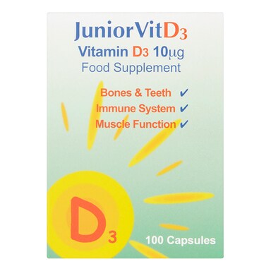 Shield Health Junior D3 400iu 100 Capsules