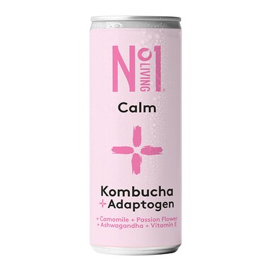 No1 Living Plus Calm Camomile & Passion Flower Kombucha 250ml