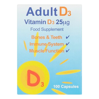 Shield Health Adult D3 1000iu 100 Capsules