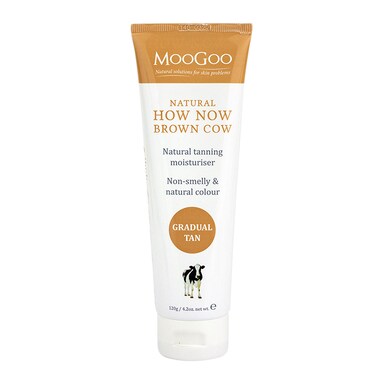 MooGoo Natural How Now Brown Cow Gradual Tanning Cream 120g