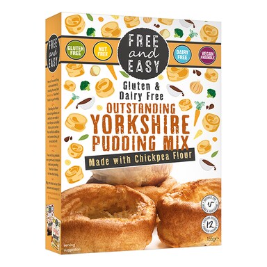Free & Easy Gluten & Dairy Free Yorkshire Pudding Mix 155g