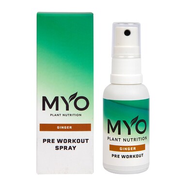 MYO Plant Nutrition Pre Workout Spray Ginger 30ml