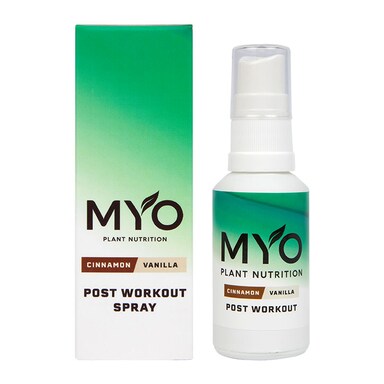 MYO Plant Nutrition Post Workout Spray Cinnamon Vanilla 30ml