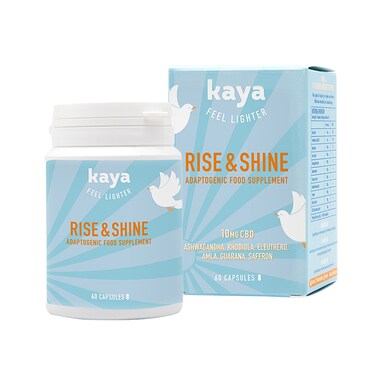 Kaya Rise & Shine Adaptogenic 10mg CBD 60 Capsules