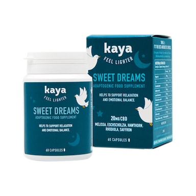 Kaya Feel Lighter Sweet Dreams Adaptogenic 20mg CBD 60 Capsules