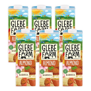 Glebe Farm Almond Drink Barista Style 6 x 1L