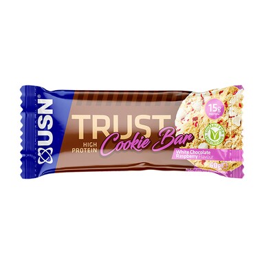 USN Trust Cookie Bar White Chocolate Raspberry 60g
