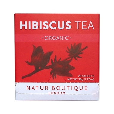 Natur Boutique Organic Hibiscus Tea 20 Sachets