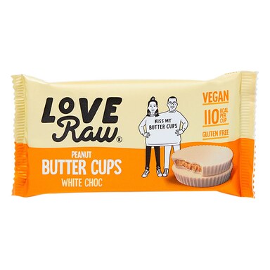 Love Raw Vegan White Choc Peanut Butter Cup 34g