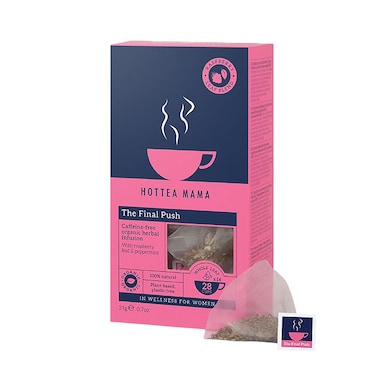 HotTea Mama The Final Push Raspberry Leaf Tea 15 Tea Bags