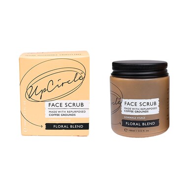 UpCircle Coffee Face Scrub with Floral Blend for Sensitive Skin 100ml